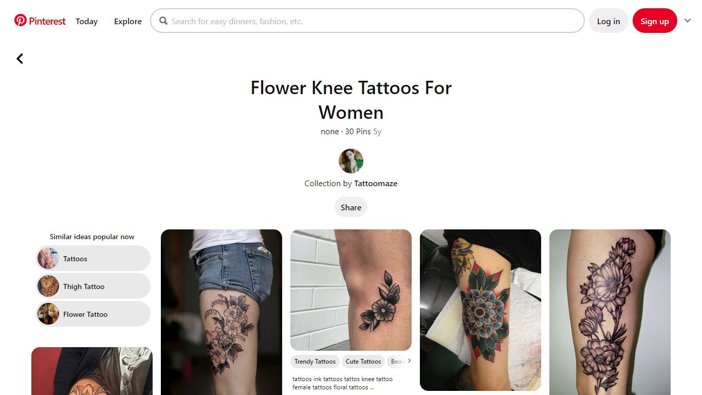 30 Flower Knee Tattoos For Women ideas | knee tattoo, tattoos, tattoos ...